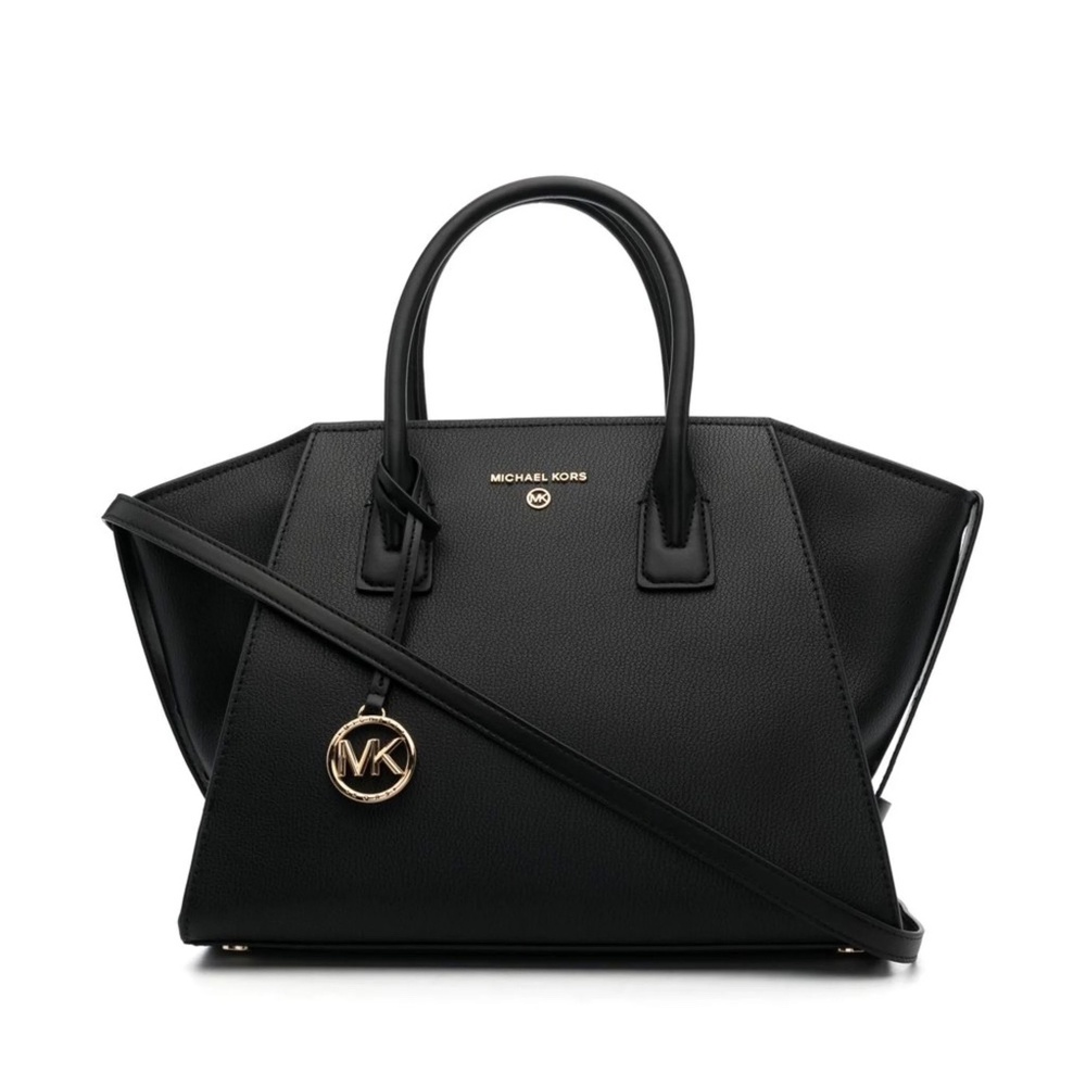 Michael Michael Kors logo-plaque leather tote bag